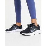 Nike Running Quest 5 trainers in black and white