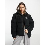 The North Face Nuptse high pile down puffer jacket in black
