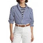 Striped Long Sleeve Cotton Shirt