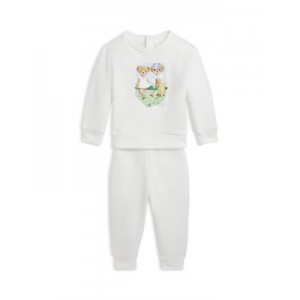 Boys 2-Pc. Polo Bear Fleece Sweatshirt & Pants Set - Baby