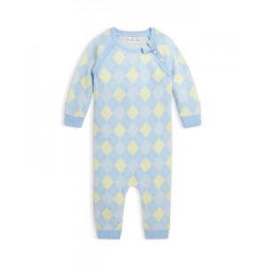 Boys Argyle Cotton Sweater Coverall - Baby