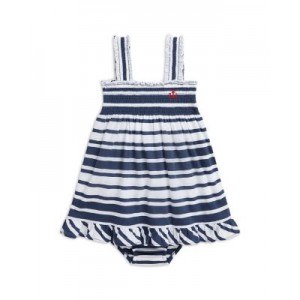 Girls Striped Jersey Dress & Bloomer - Baby
