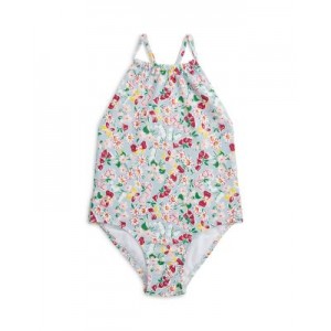 Girls Floral Ruffled One Piece Swimsuit - Baby