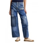 High Rise Wide Leg Jeans in Blue