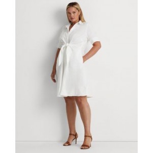 Plus Fit and Flare Shirt Dress