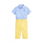 Boys Cotton Shirt & Flex Abrasion Pant Set - Baby