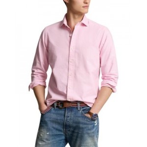 Cotton Custom Fit Garment Dyed Oxford Shirt