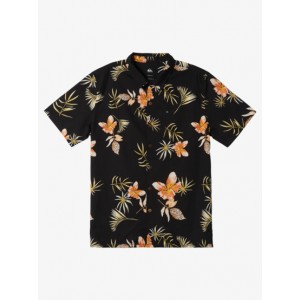 Tropical Floral Short Sleeve Woven Shirt