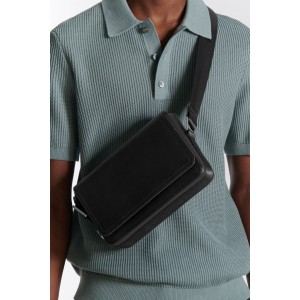 STRUCTURED CROSSBODY - LEATHER