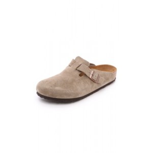 Suede Soft Footbed Boston Clogs