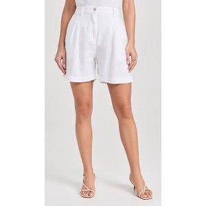 The Linen Pleated Shorts