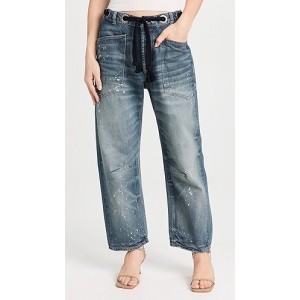 Moxie Pull-On Barrel Jeans