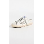 Super Star Sabot Leather Upper Suede Glitter Sneakers