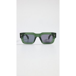 Lewis Pine Sunglasses with Grey Flat Lenses