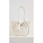 Large Puffy Nappa Ruched Tote