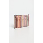 Multi Stripe Card Case