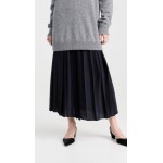 Feather Weight Pleated Pull On Skirt