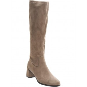 Caissy Taupe Punto Stretch Suede
