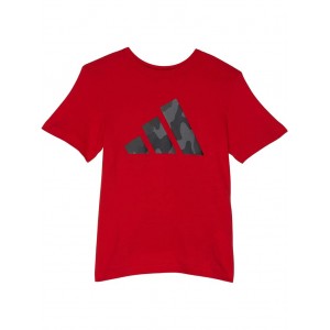 adidas Kids Short Sleeve Camo Logo - Tee (Toddler/Little Kids)