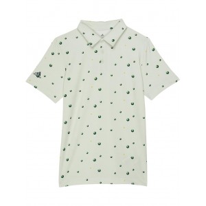 Printed Golf Polo Shirt (Little Kids/Big Kids) Linen Green