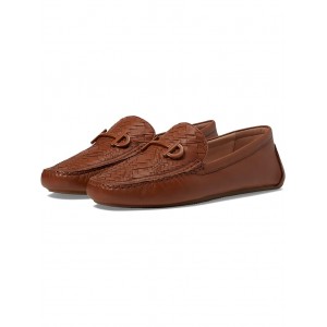 Tully Driver Pecan Woven Leather