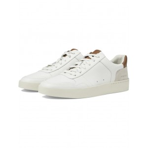 Peyton Lace-Up Sneakers Chalk White Leather