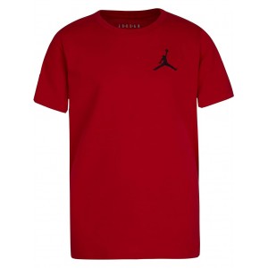 Jumpman Air Embroidered Tee (Toddler/Little Kids) Gym Red