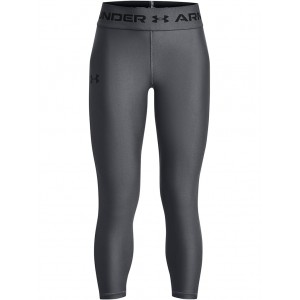 Armour Ankle Crop (Big Kids) Pitch Gray/Black