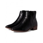 Geovana Layered Boot Black Leather Waterproof