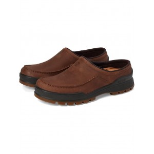 Track 25 Hydromax Water Resistant Moc Toe Clog Cocoa Brown Nubuck