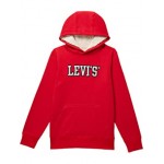 Sherpa Lined Pullover Hoodie (Big Kids) Chili Pepper