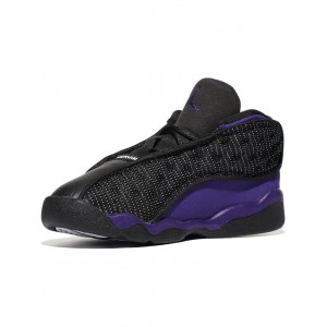 Jordan 13 Retro (Toddler) Black/Court Purple/White