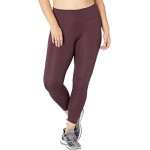 Plus Size Optime Training 7/8 Tights Shadow Maroon