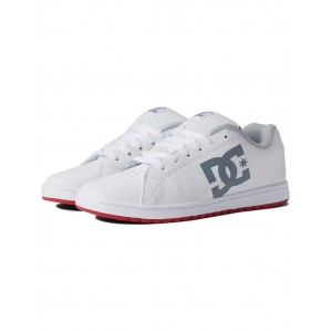 Gaveler Casual Low Top Skate Shoes Sneakers White/Grey/Red