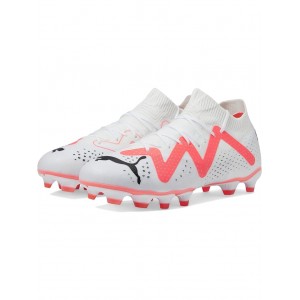 Future Play Firm Ground/Artificial Ground PUMA White/Fire Orchid