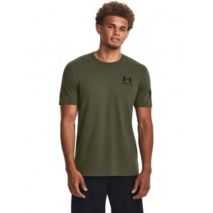 New Freedom Flag Camo T-Shirt Marine OD Green/Black