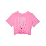 Graphic Knotted T-Shirt (Little Kids) Psychic Pink