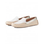 Evelyn Driver Tan/Ivory Leather