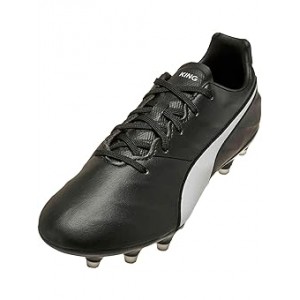 King Pro 21 Synthetic Leather Firm Ground Puma Black/Puma White