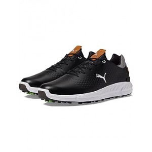 Ignite Articulate Leather Golf Shoes Puma Black/Puma Silver