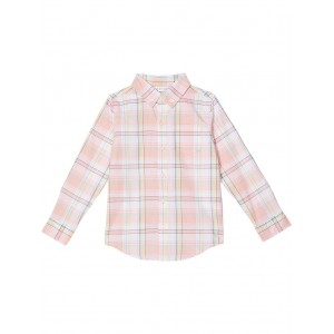 Madras Plaid Button-Down Shirt (Toddler/Little Kids/Big Kids) Multicolor