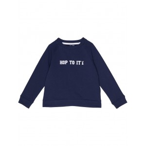 Embroidered Sweatshirt (Toddler/Little Kids/Big Kids) Blue