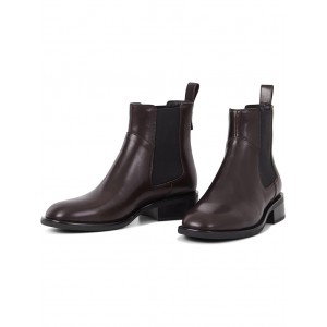 Sheila Leather Chelsea Bootie Chocolate
