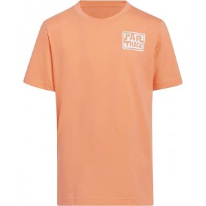 Short Sleeve Parley Tee (Little Kids/Big Kids) Coral Fusion