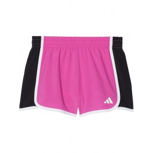 Color-Block Pacer Shorts (Big Kids) Bright Pink