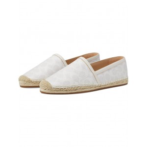 Collins Coated Canvas Espadrille White