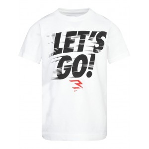 Lets Go Dri-Fit Short Sleeve Tee (Toddler) White