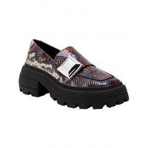 The Geli Combat Loafer Red Multi