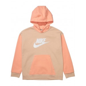 Sportswear BF Pullover Hoodie (Little Kids/Big Kids) Shimmer/Apricot Agate/White