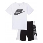 Sportswear Amplify T-Shirt and Shorts Set (Toddler/Little Kids) Black